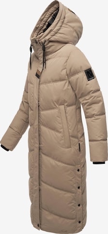 NAVAHOO Płaszcz zimowy 'Kuschelmausi' w kolorze brązowy