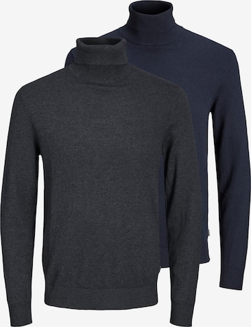 JACK & JONES Pullover 'Emil Knit' in Blau: Vorderseite