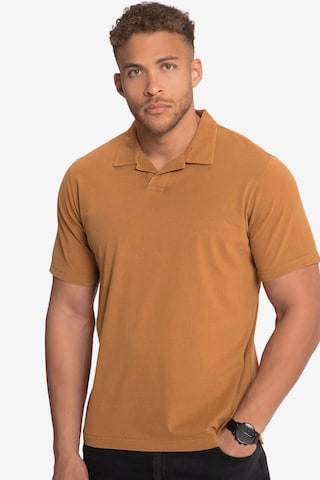 T-Shirt STHUGE en marron : devant