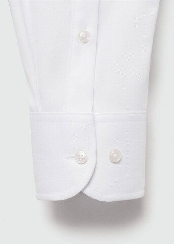 MANGO MAN Slim fit Button Up Shirt 'Marta' in White