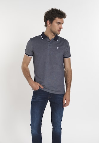 DENIM CULTURE Тениска 'TIAGO' в сиво: отпред