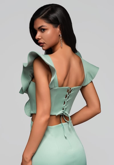 Ombre Evening dress 'Liora' in Jade, Item view