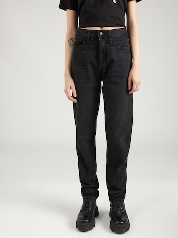 Regular Jean Calvin Klein Jeans en noir : devant