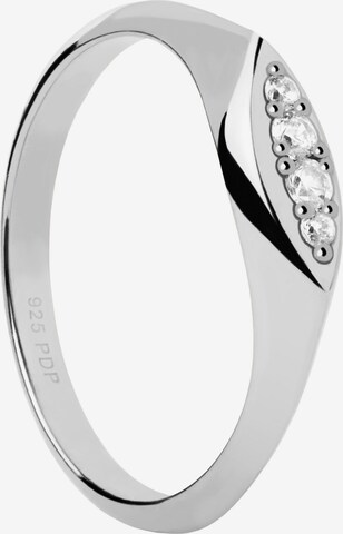 P D PAOLA Ring in Silver: front