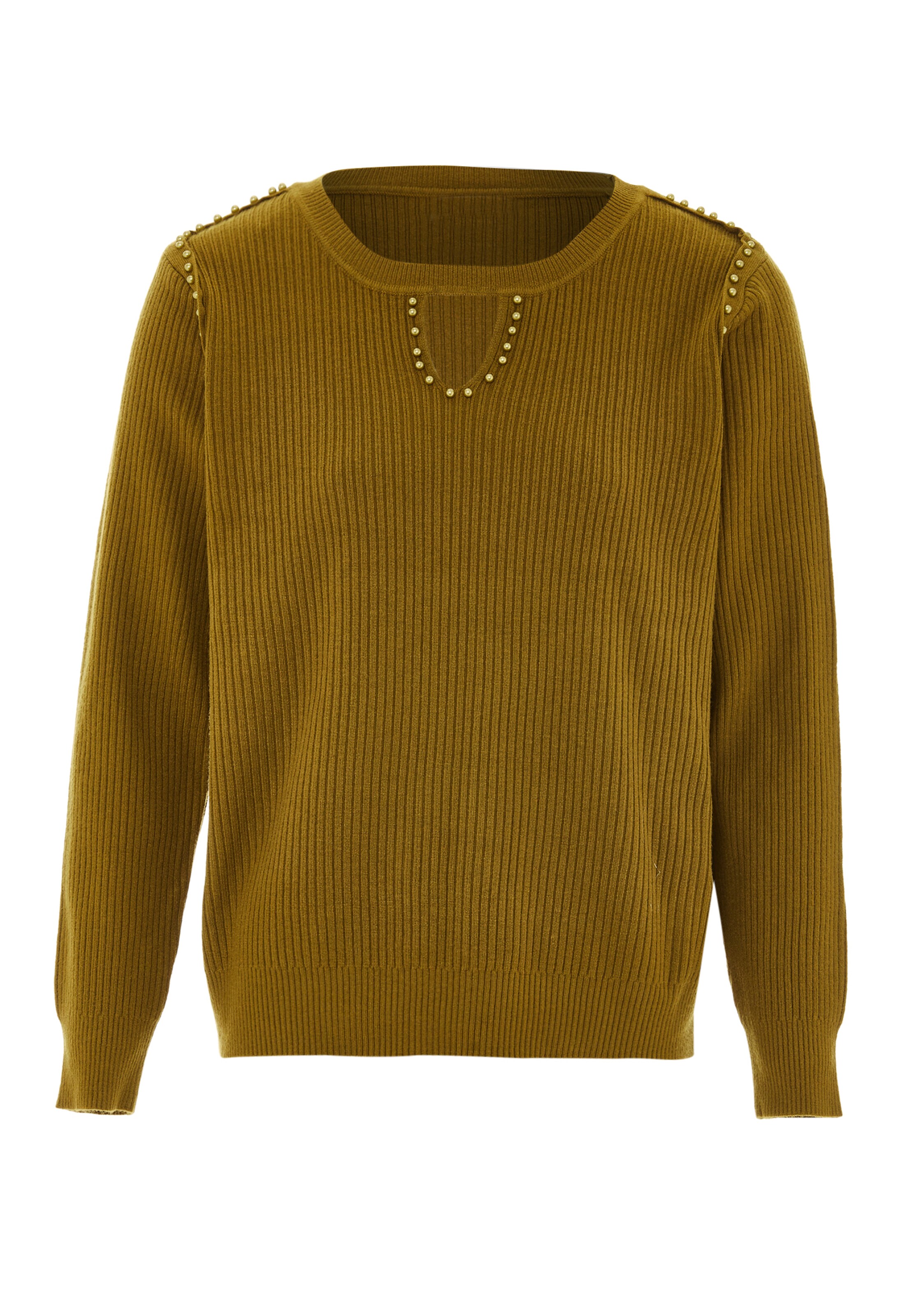 LEOMIA Sweater in Brown: front