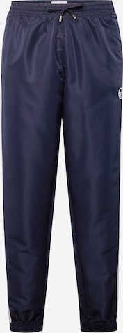 Sergio Tacchini Tapered Broek 'AGAVE' in Blauw: voorkant