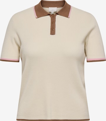 smėlio ONLY Carmakoma Megztinis 'CARMEDDI': priekis