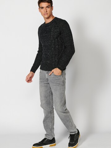 KOROSHI Pullover i sort