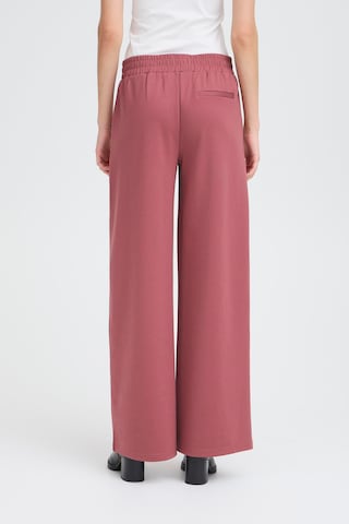 ICHI Wide Leg Hose in Pink