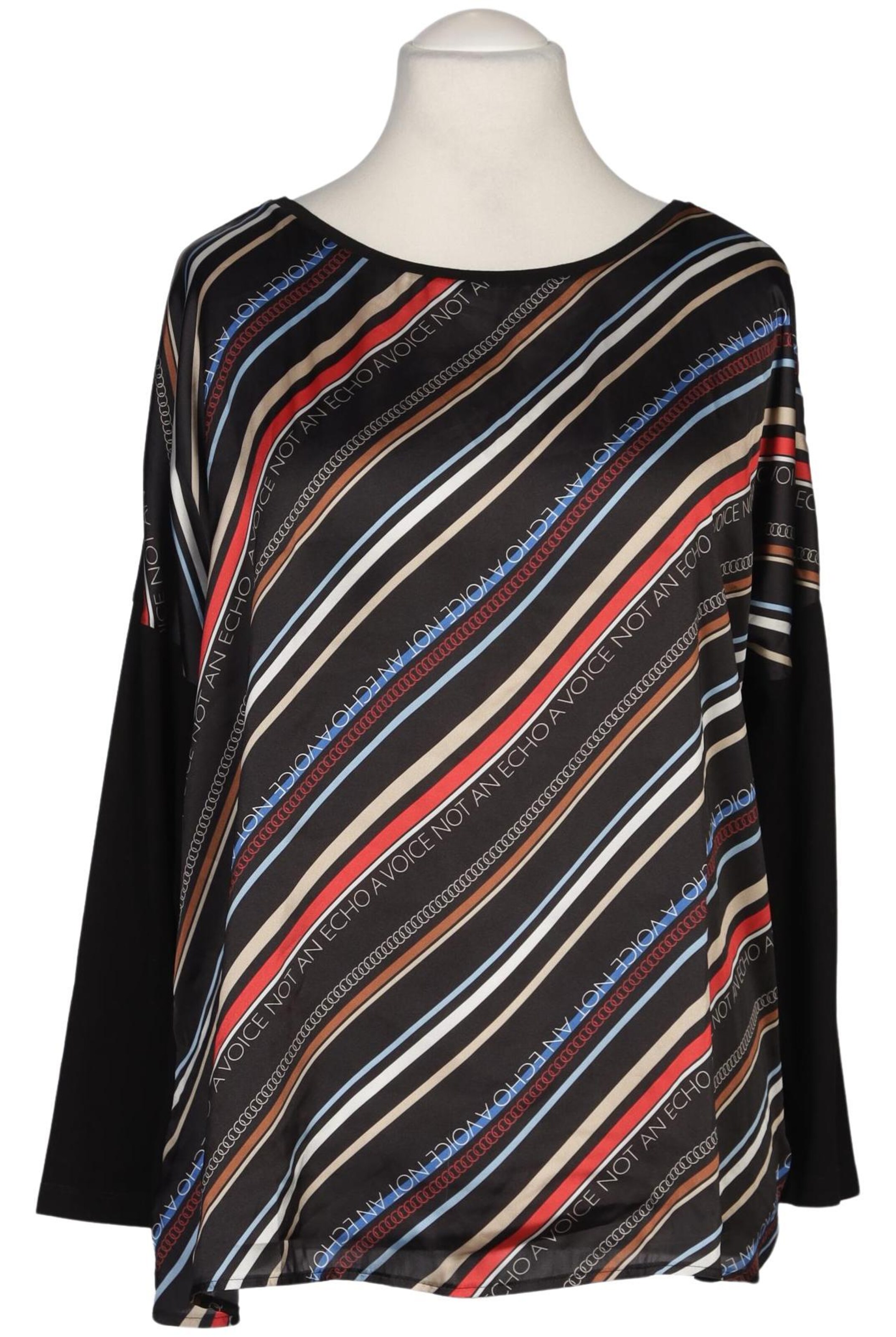 SAMOON Blouse & Tunic in XXXL in Black: front