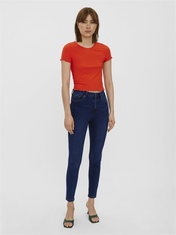 VERO MODA Skinny Jeans 'VMSophia' in Blau