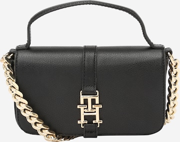 TOMMY HILFIGER - Bolso de mano en negro: frente