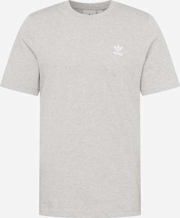 ADIDAS ORIGINALS Shirt 'Trefoil Essentials' in Grey: front