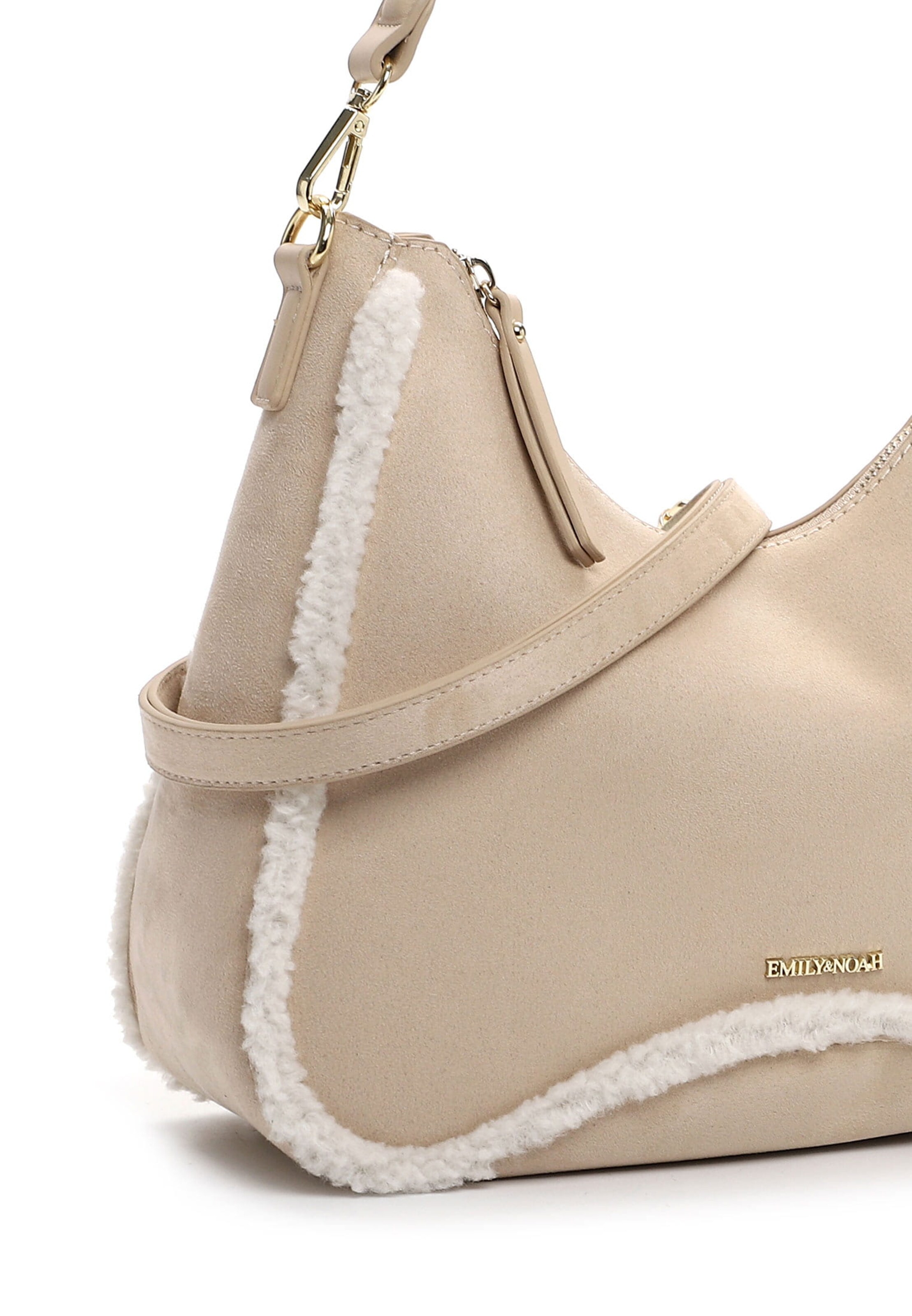 Emily & Noah Umhängetasche 'Heiderose' in Beige