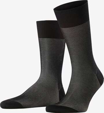FALKE Socken 'Fine Shadow' in Schwarz: Vorderseite