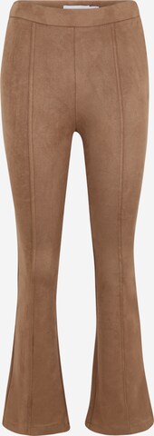 Vila Petite Flared Pants 'Ghita' in Brown: front