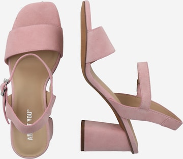ABOUT YOU Sandals 'Joanna' in Pink