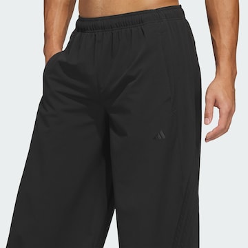 Wide Leg Pantalon de sport ADIDAS PERFORMANCE en noir