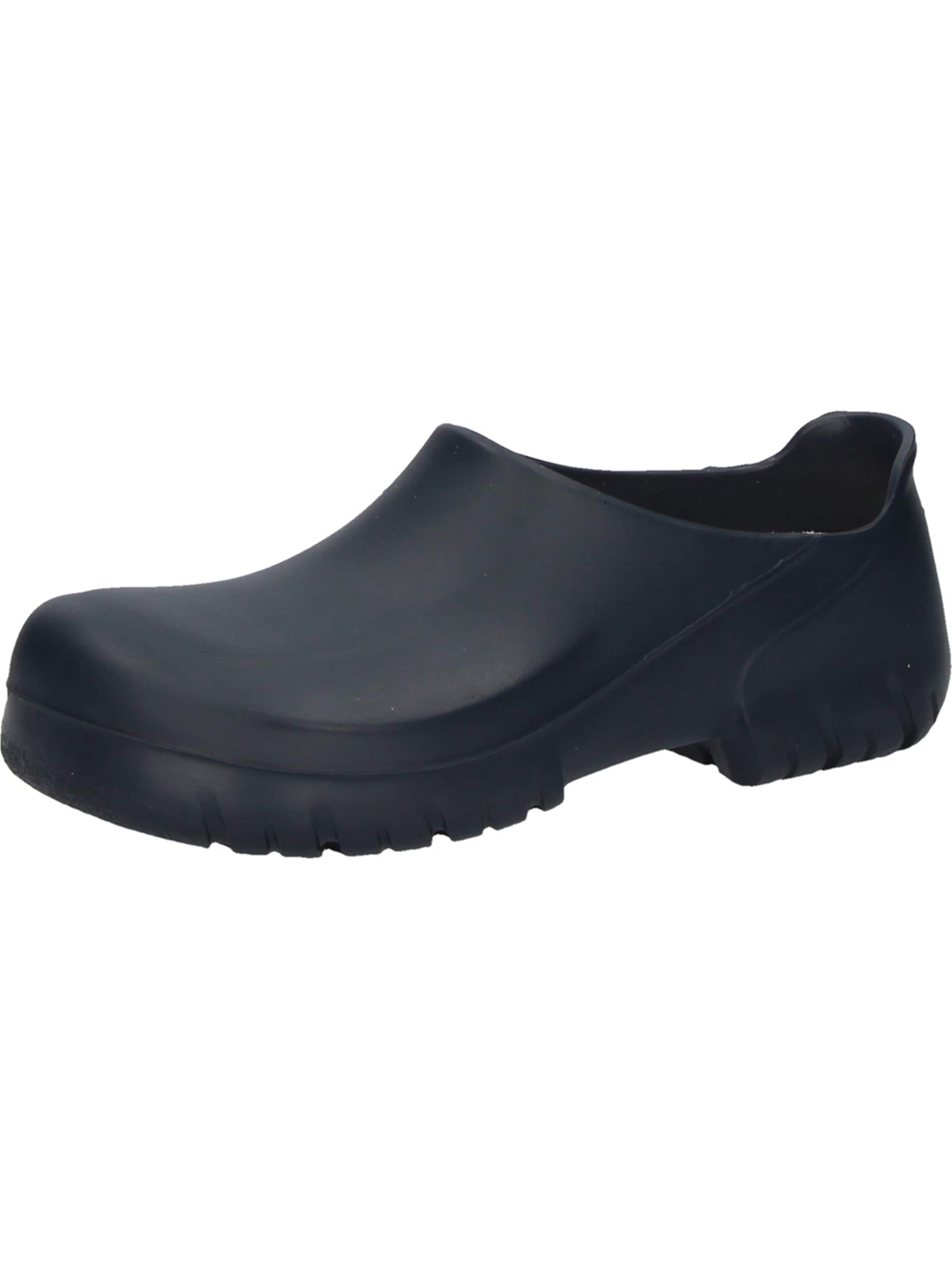 BIRKENSTOCK Clogs 'Gartenclogs Alpro mit Stahlkappe' in Blue: front