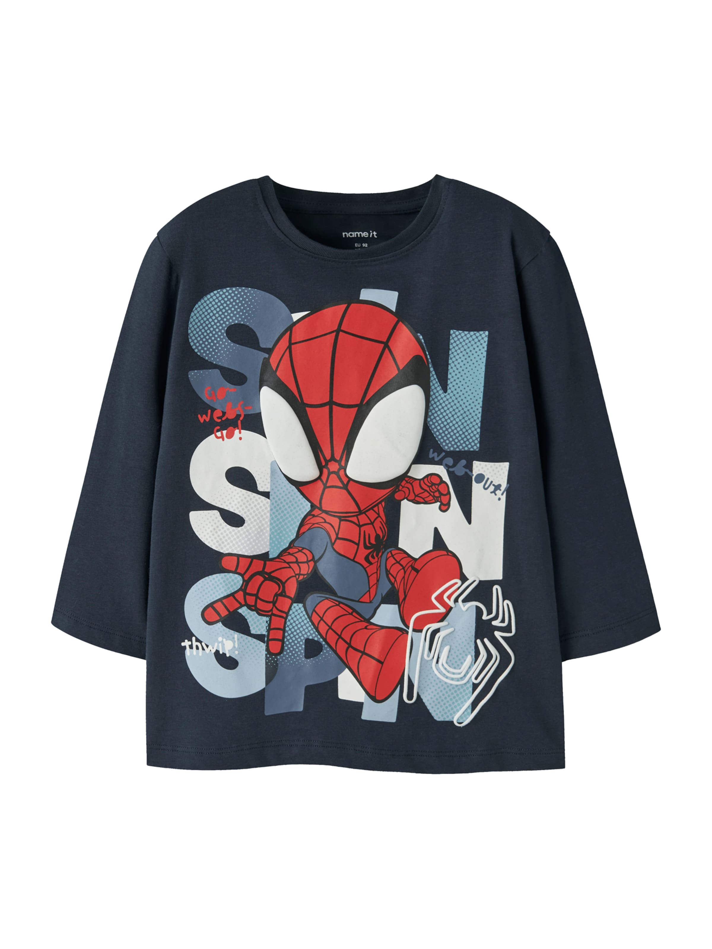 NAME IT Μπλουζάκι 'NMMJUXI SPIDER' σε μπλε: μπροστά