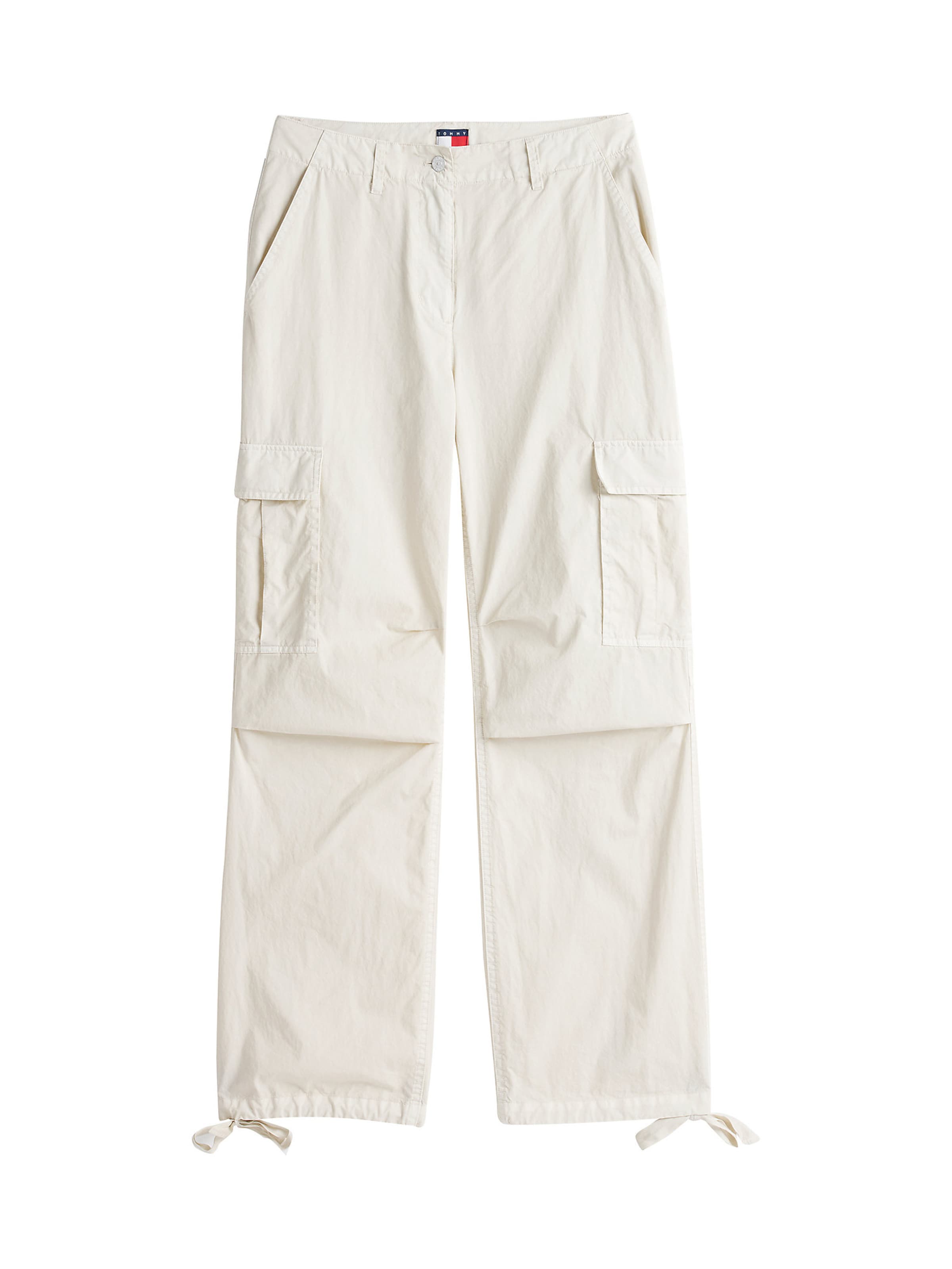 Tommy Jeans Regular Cargo trousers in Beige: front