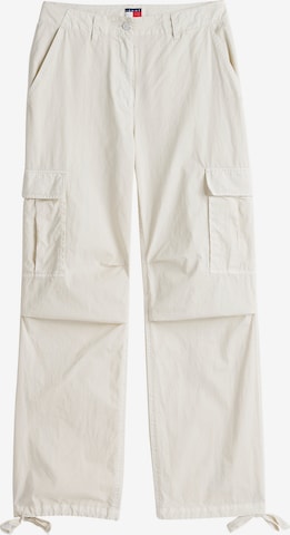 Tommy Jeans Regular Cargohose in Beige: Vorderseite