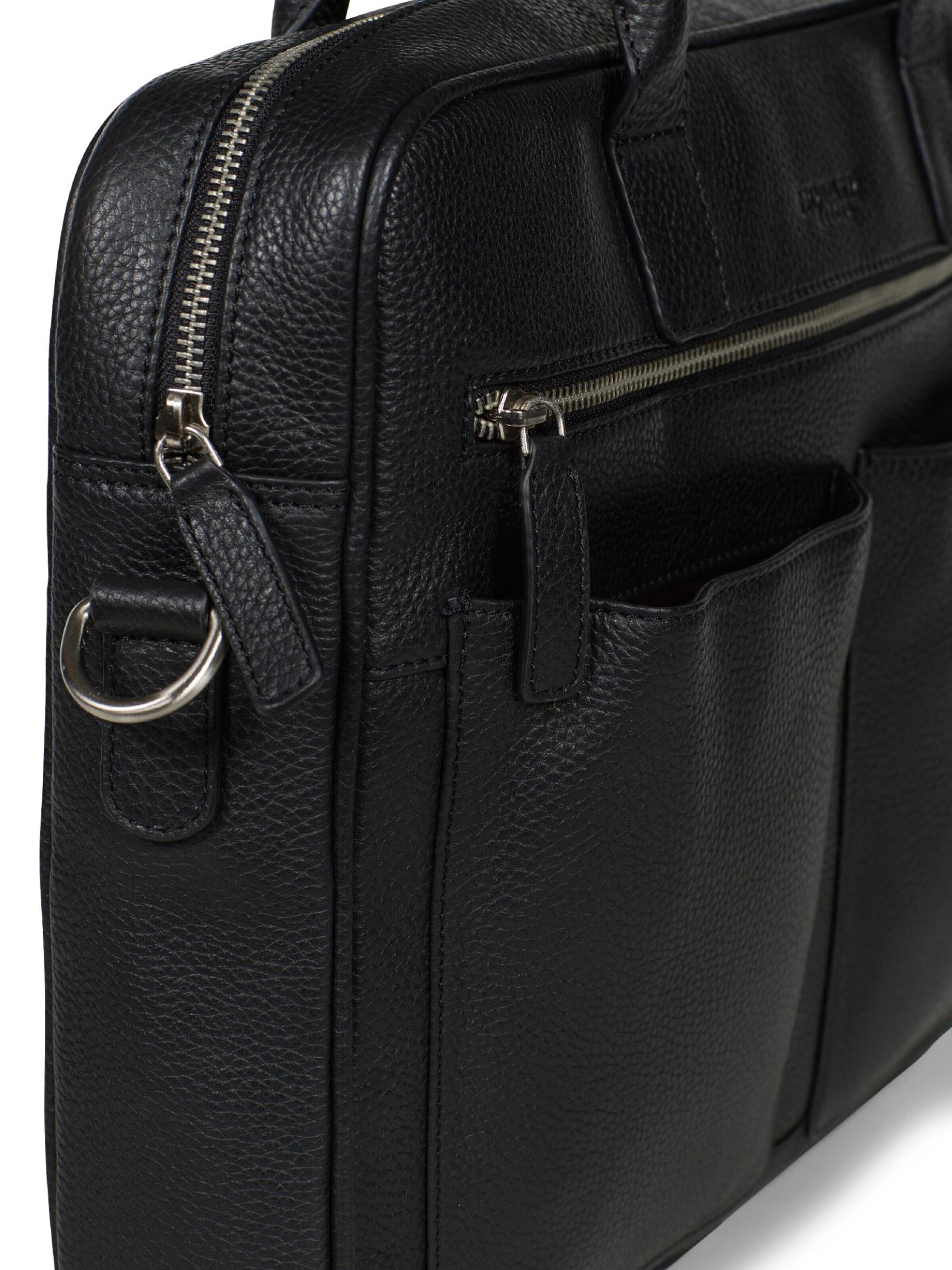 Howard London Laptoptaske 'Laptop Bag Sam Black' i sort
