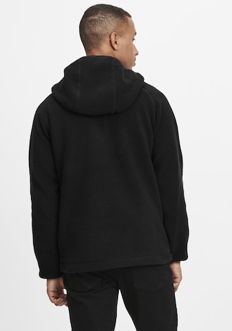 INDICODE JEANS Fleece Jacket 'Trent' in Black