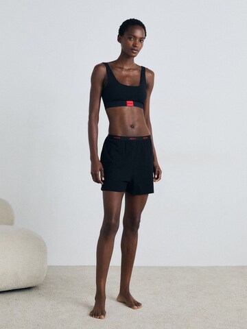 HUGO Пижамные штаны в Черный