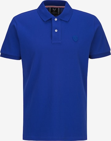 19V69 ITALIA Poloshirt 'Emilio' in Blau: Vorderseite