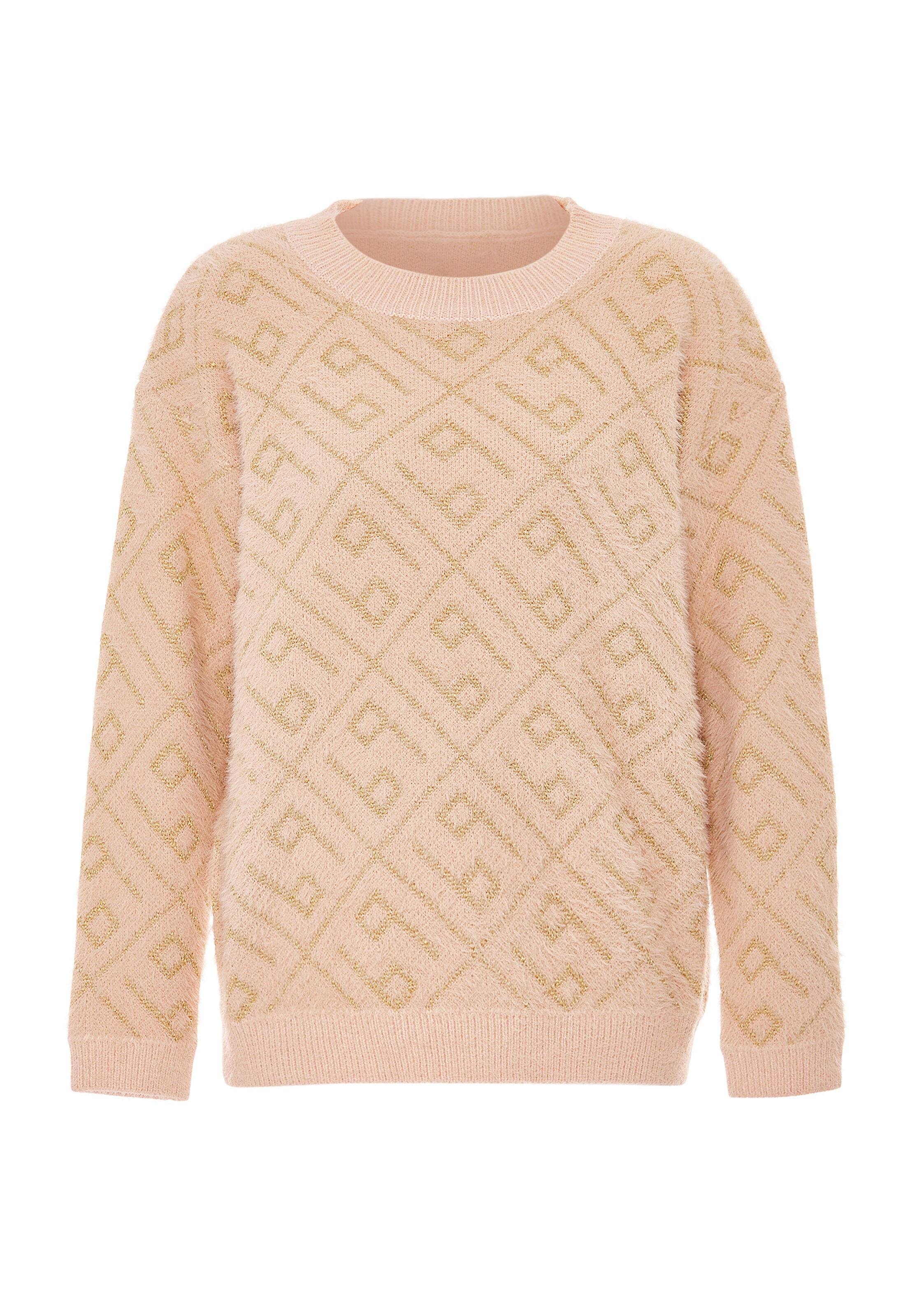 Pulover de la ebeeza pe portocaliu: față