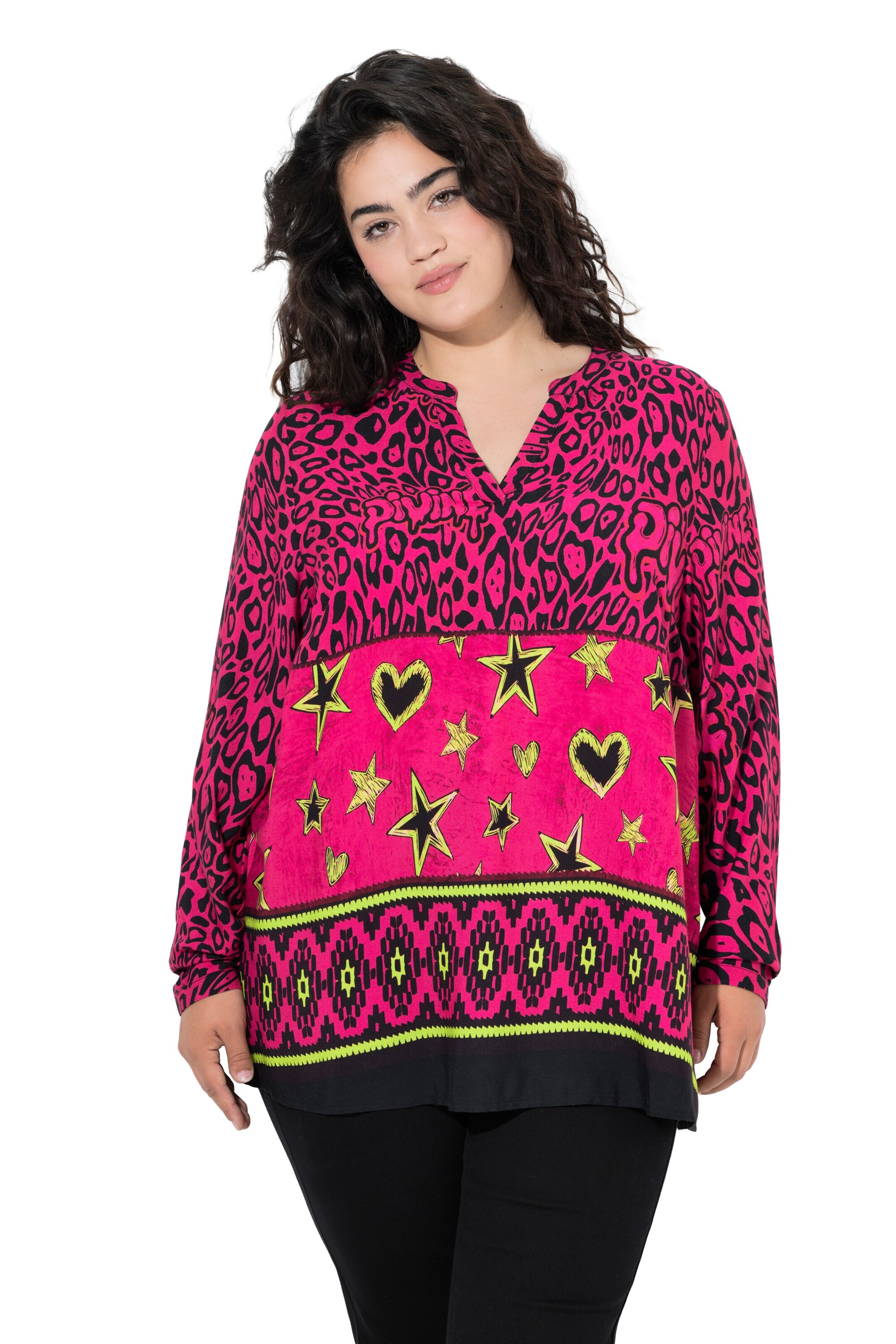 Angel of Style Tunic in Pink: front