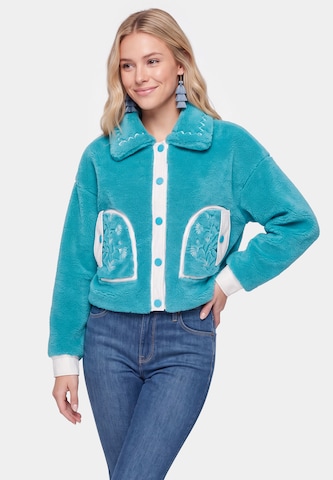 IZIA - Chaqueta de entretiempo en azul: frente