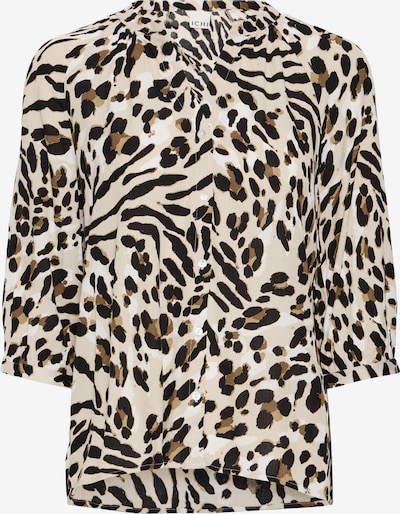 ICHI Bluza 'IHMARRAKECH' u bež / višnja / svijetlosmeđa / crna, Pregled proizvoda