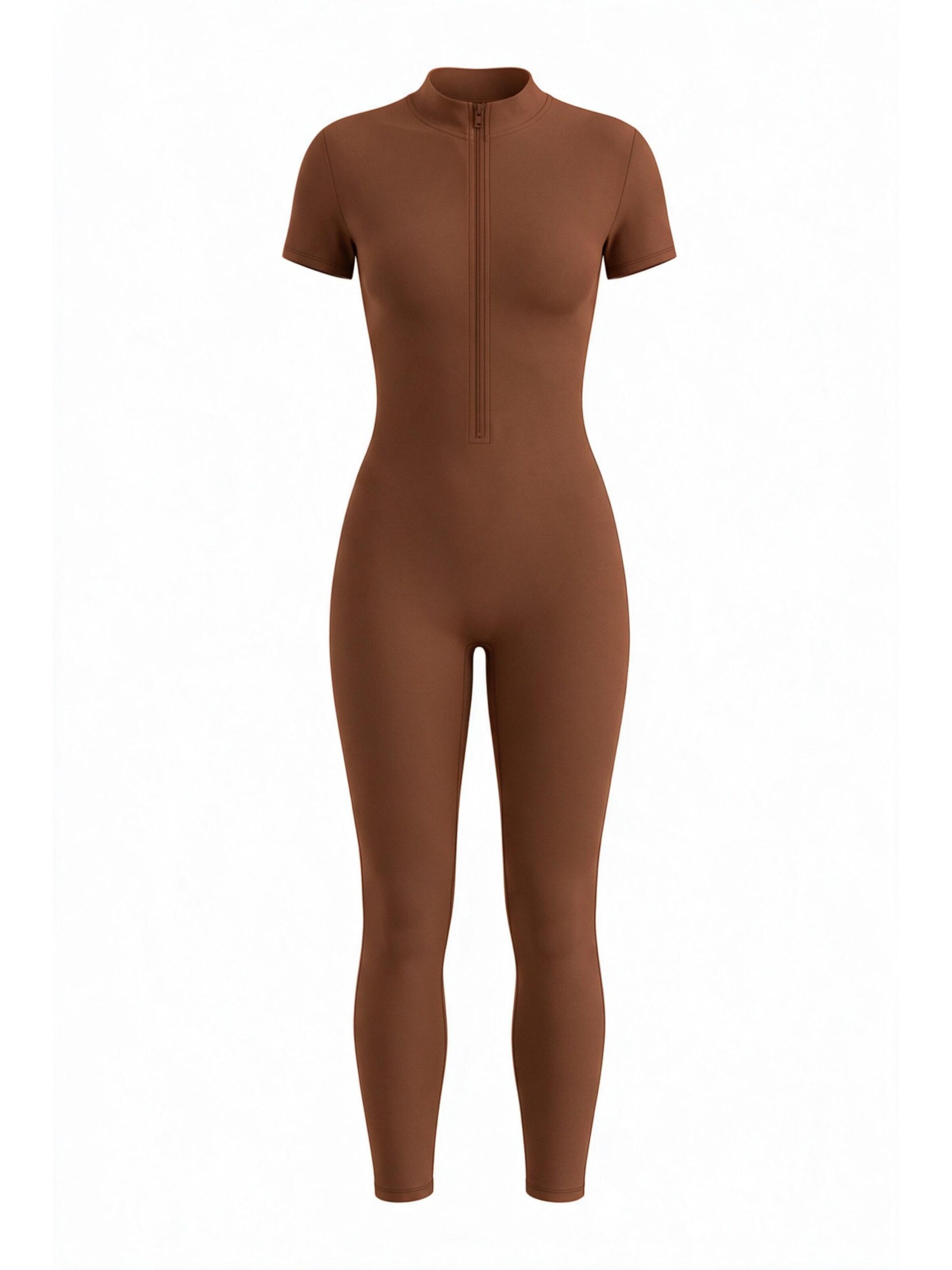 FemmeTone Jumpsuit 'Jessenia'‌‌‌‌‌‌‌‌ in Braun: Vorderseite