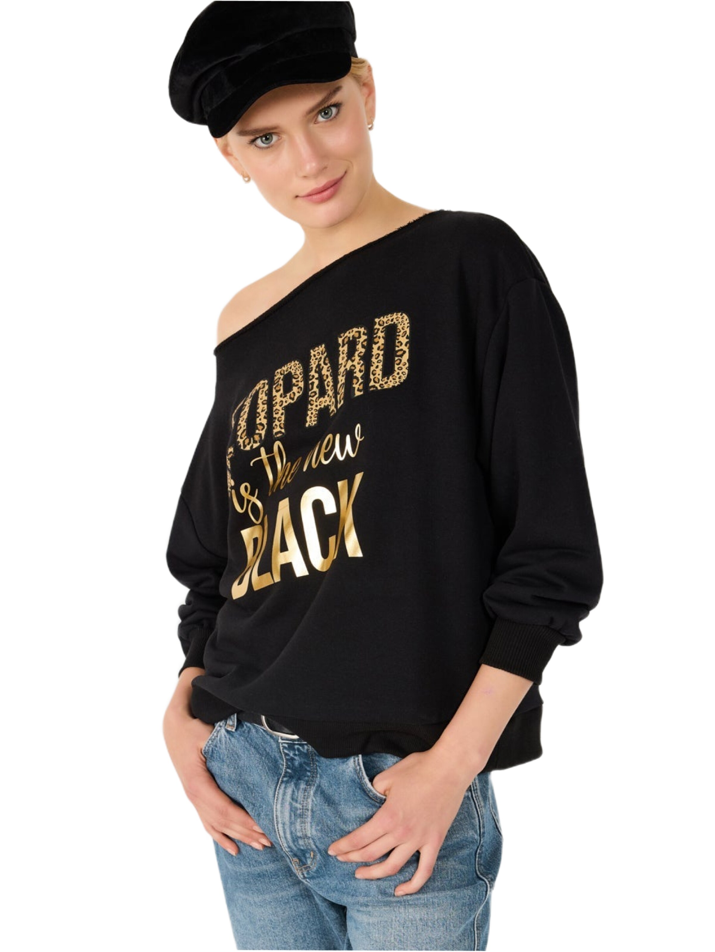 No Matter What Pullover in Schwarz