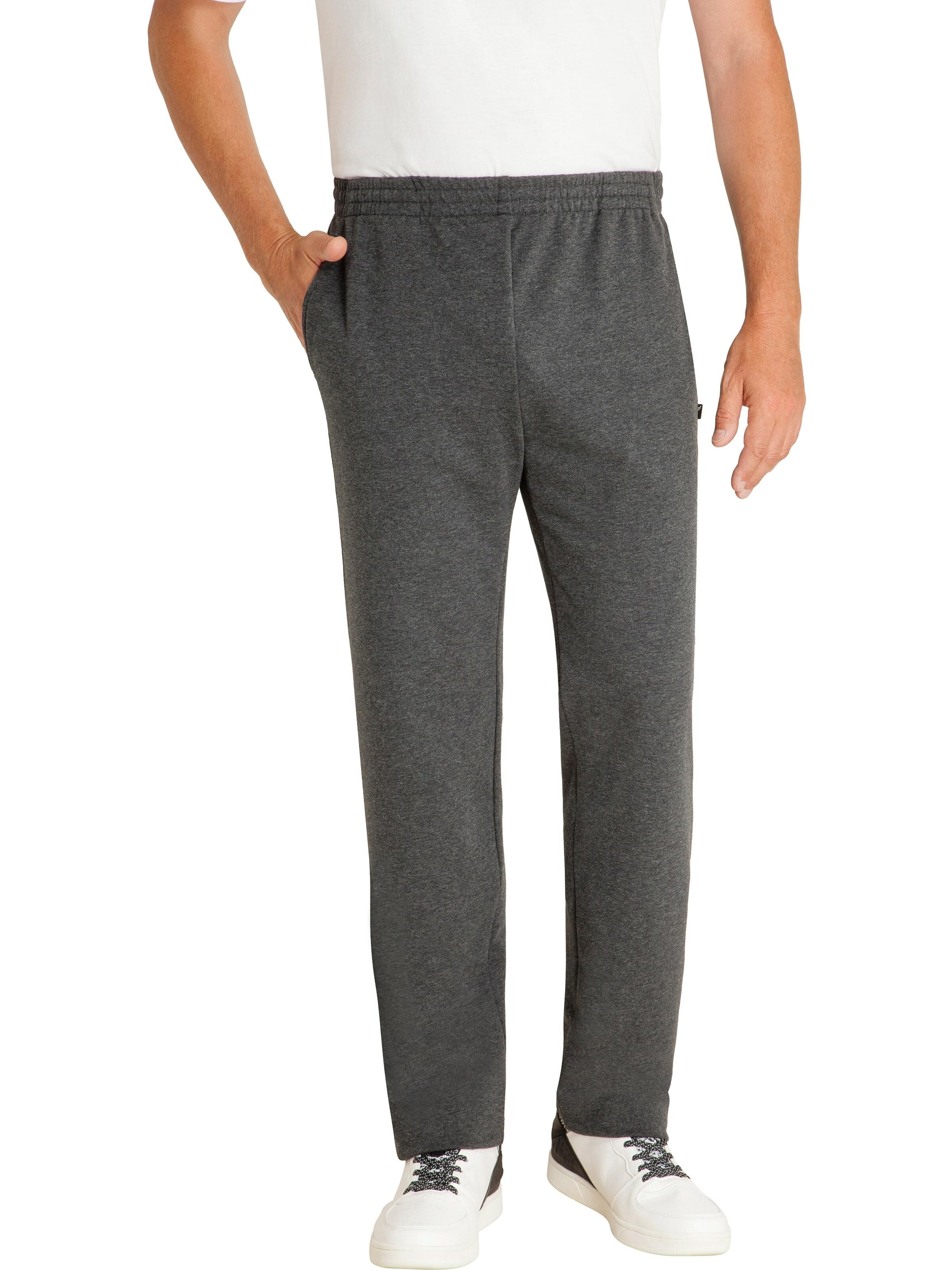 HAJO Regular Pants 'Herren Freizeithose Basic - Premium Komfort' in Grey: front