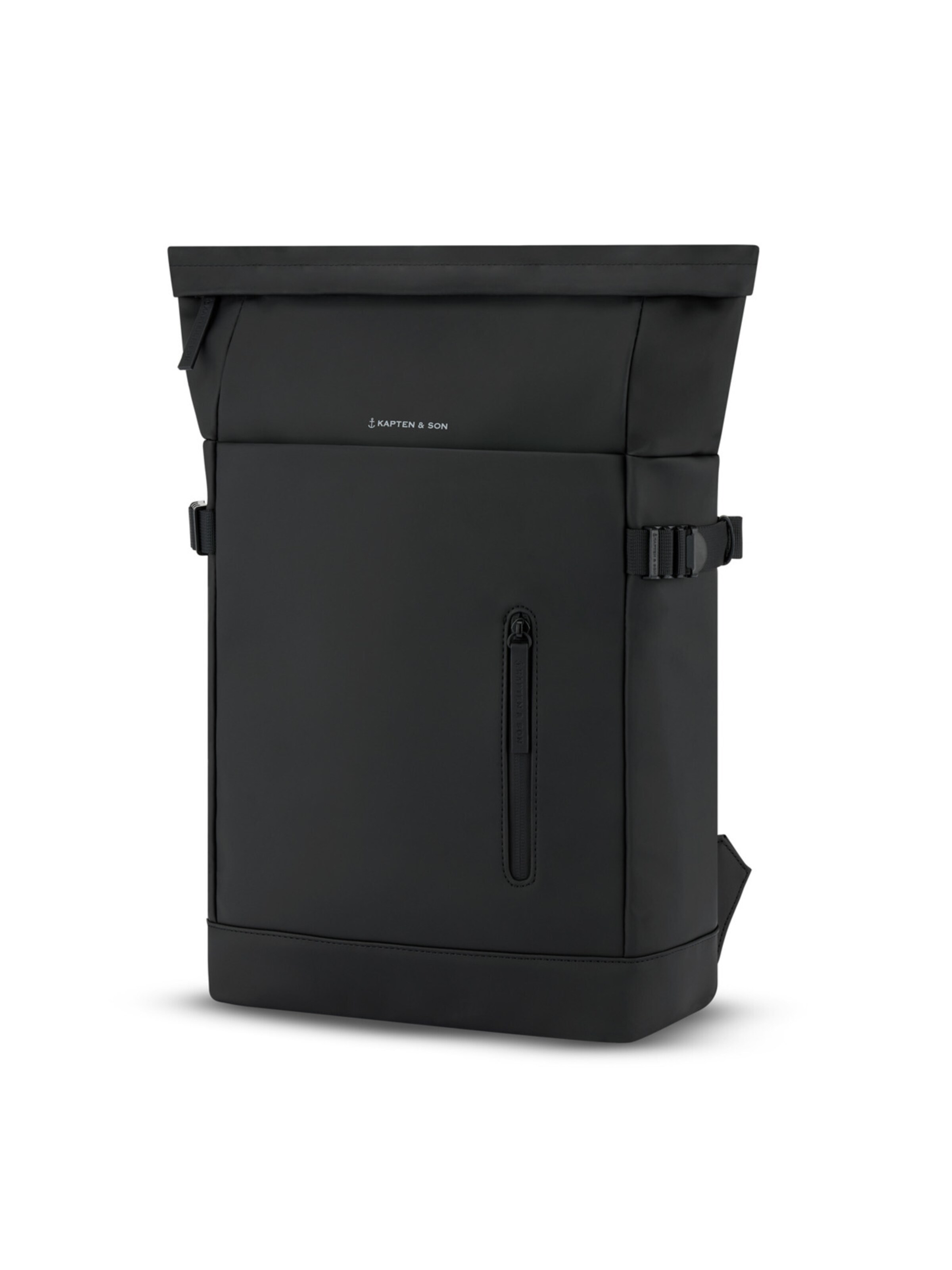 Kapten & Son Rucksack 'Helsinki'‌‌‌ in Schwarz: Vorderseite