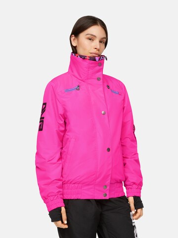 Veste outdoor 'Engelberg  89' elho en rose : devant