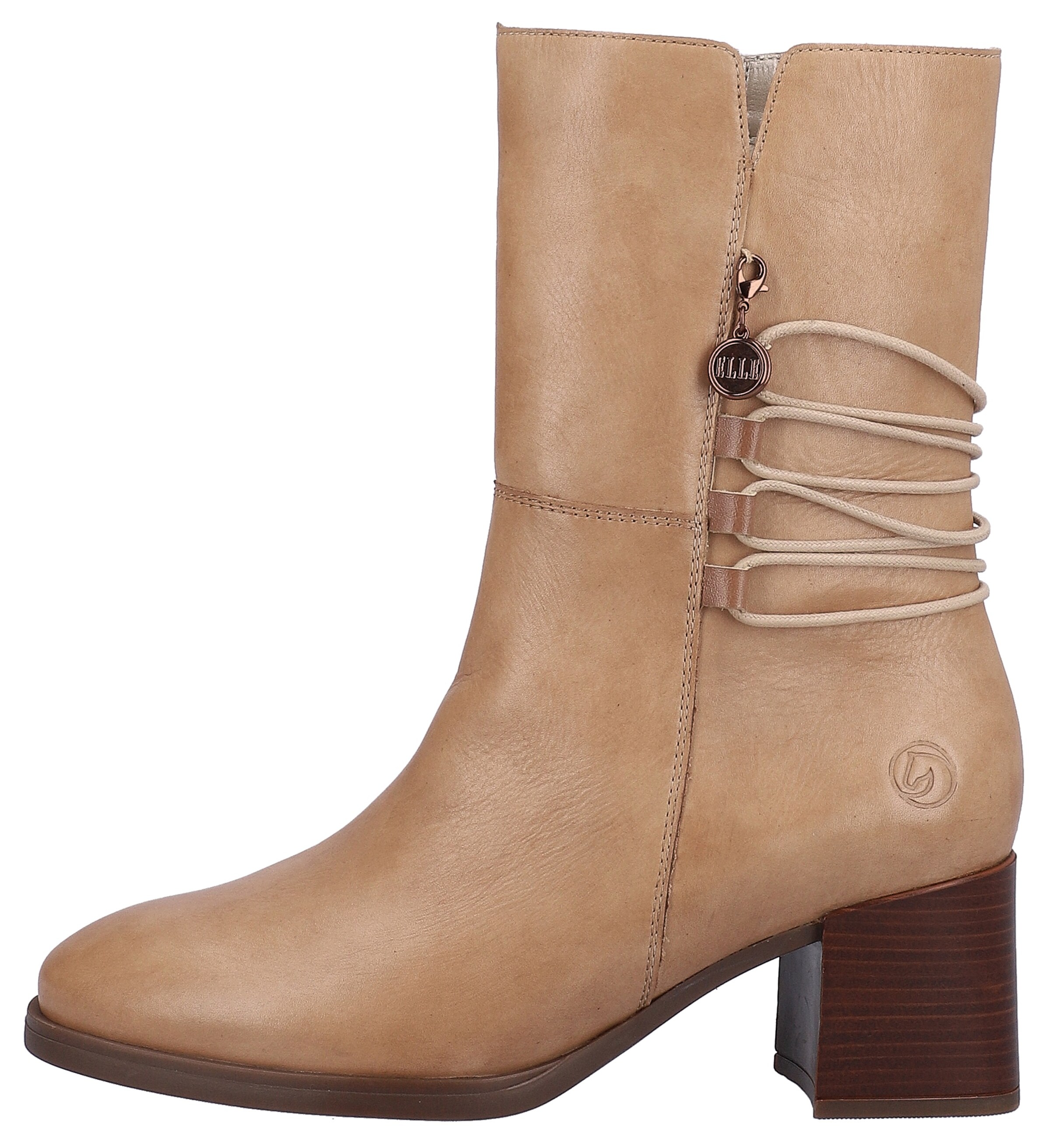 REMONTE Enkellaarsjes in Beige