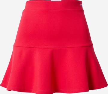 Tommy Jeans - Falda en rojo: frente