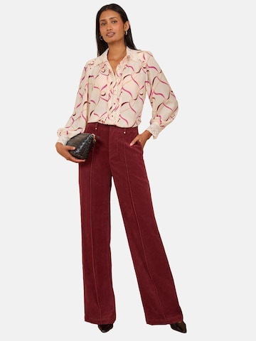 love & roses Blouse in Beige: voorkant