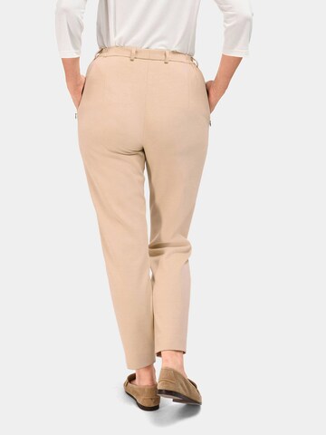 Goldner Slimfit Hose in Beige