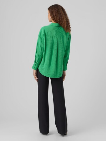 VERO MODA Blouse 'Queeny' in Groen