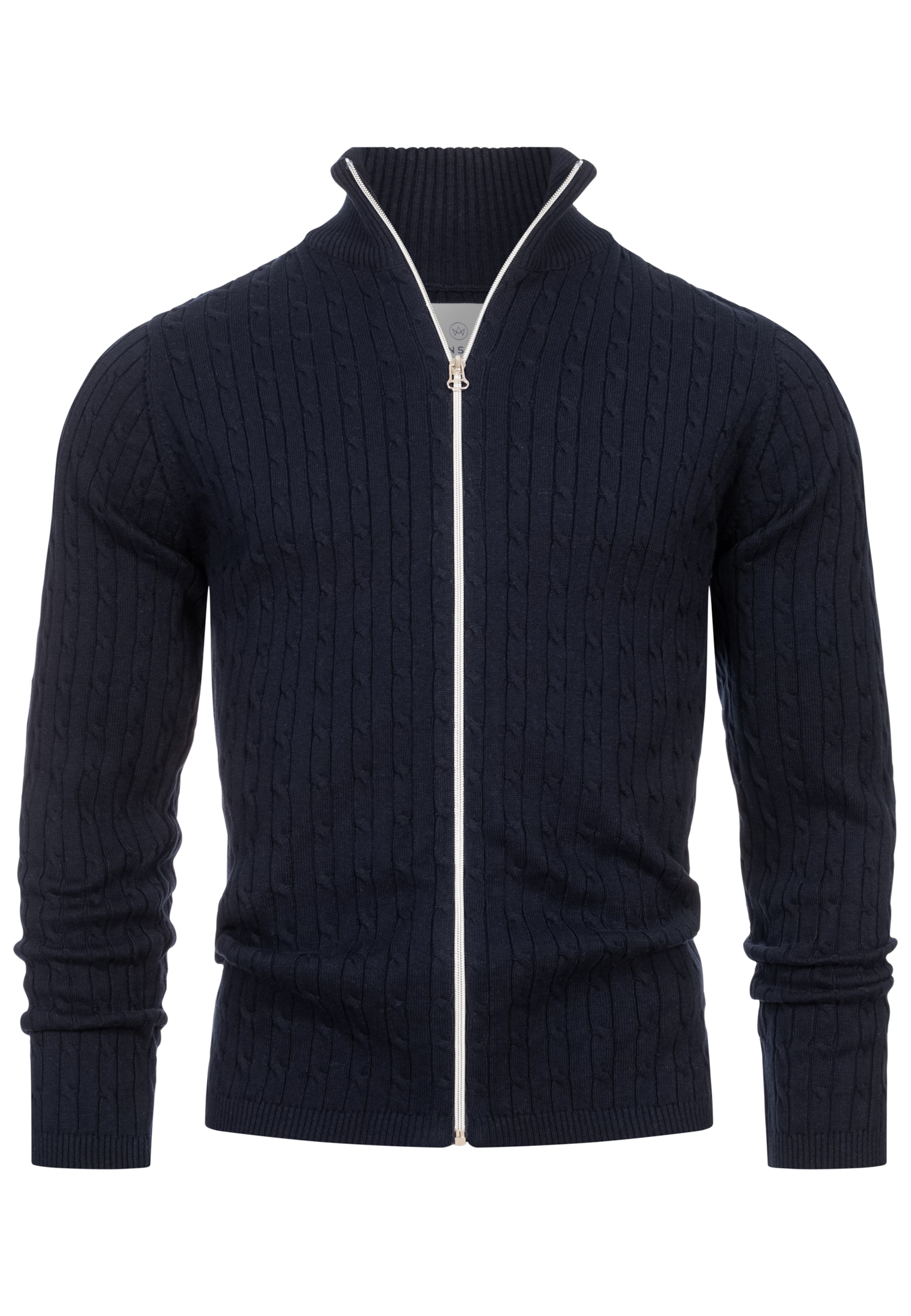 Kronstadt Strickjacke in Blau: Vorderseite