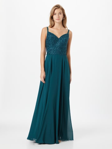 mascara Evening dress in Blue: front