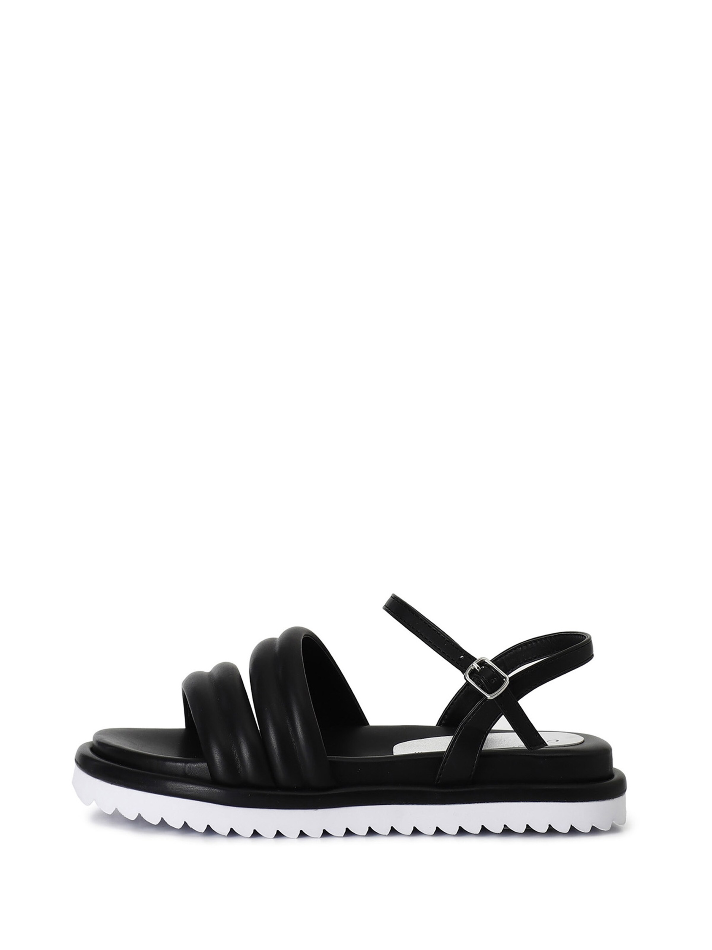 Sandalo di CAFè NOIR in nero: frontale