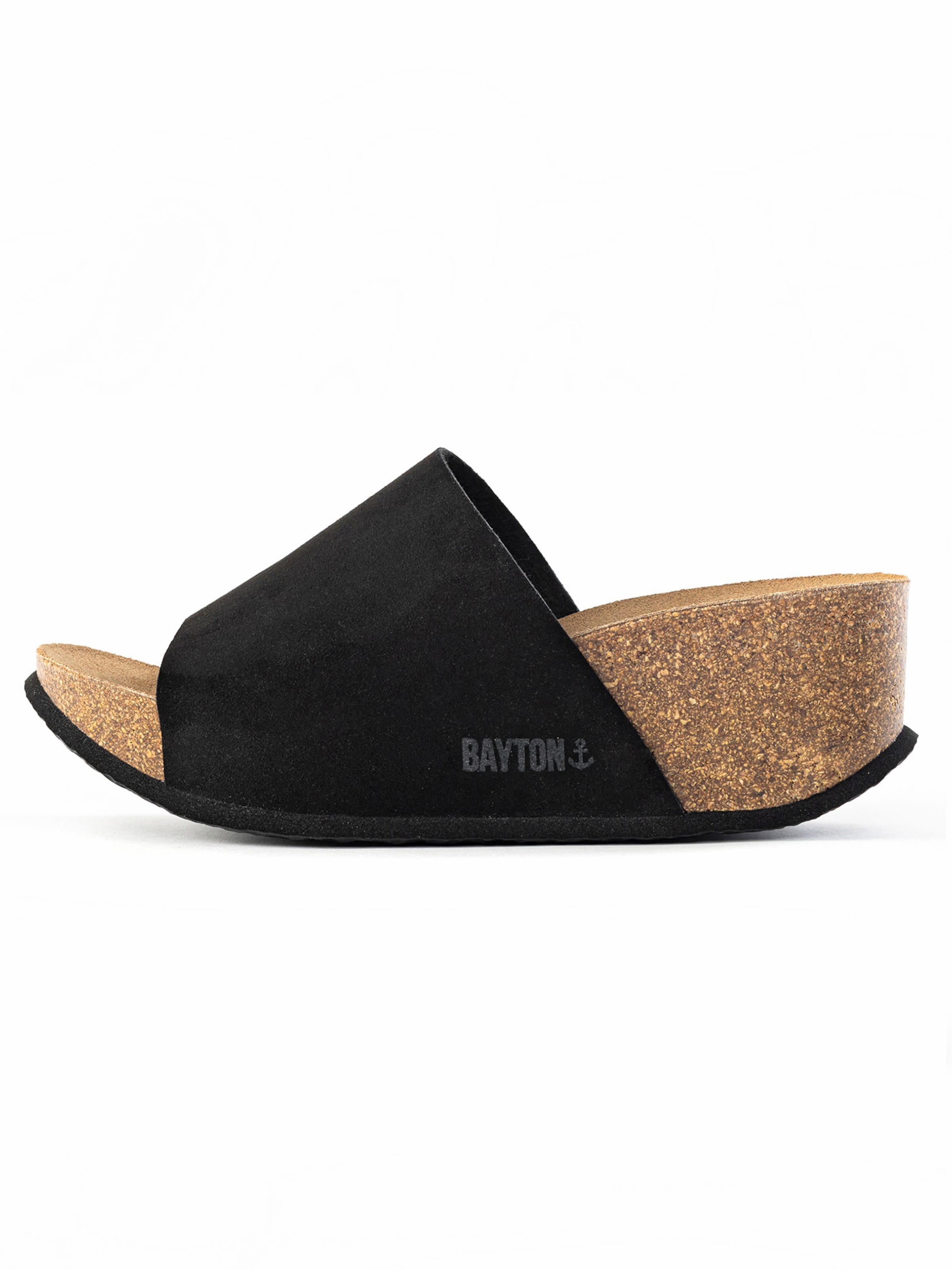 Saboți &#x27;Fuerte&#x27; de la Bayton pe negru: față