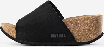 Bayton Pantolette 'Fuerte' in Schwarz: predná strana