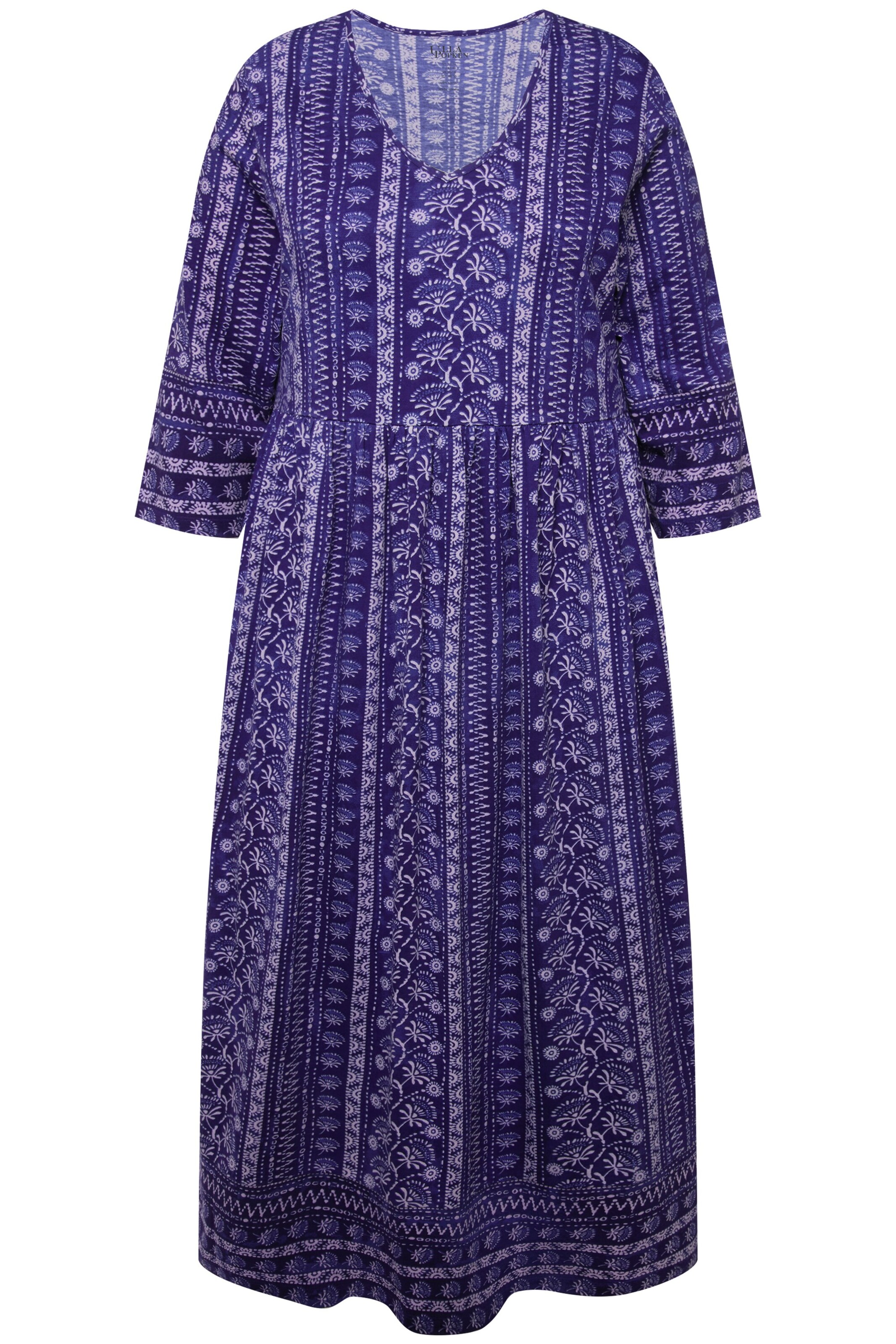 Ulla Popken Jurk in Lila: voorkant